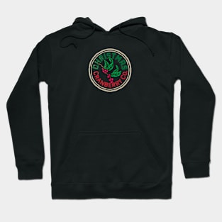 Christmas Cranberry Co Badge Hoodie